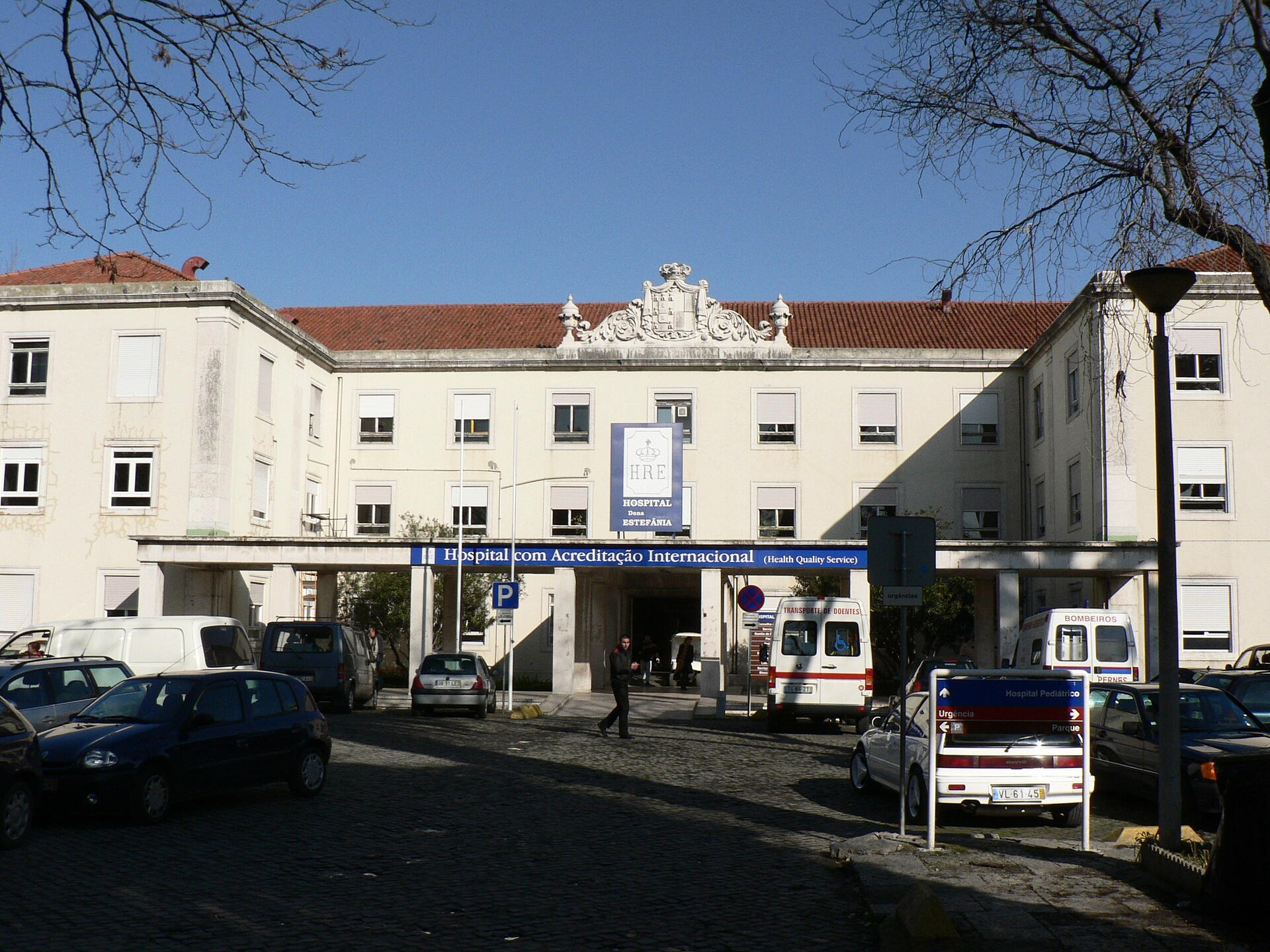 Imagem de referência relacionada a Hospital de D. Estefânia, item descrito como hospital público em Lisboa, Portugal