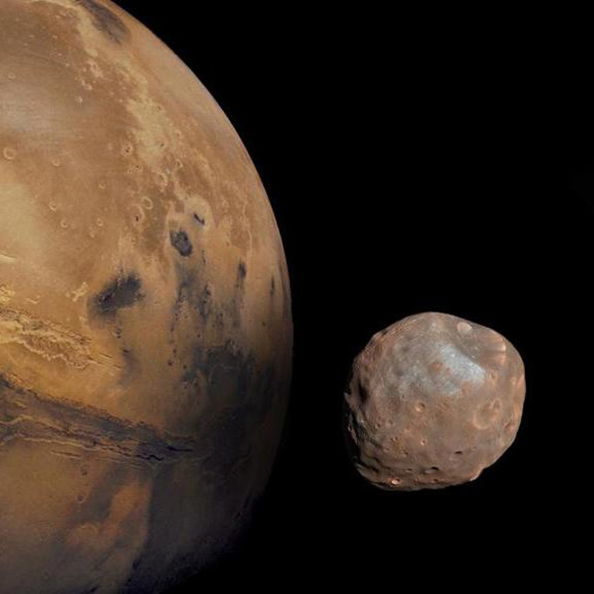 A missão espacial à lua marciana espera resolver o mistério do pouso em Marte