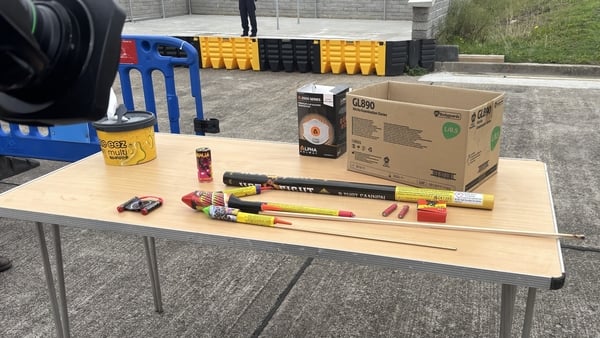 Gardaí and firefighters are warning about the risks of illegal fireworks