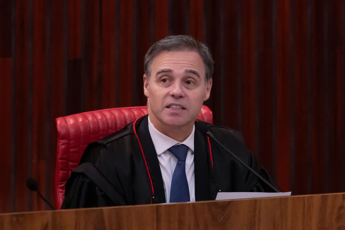 Ministro Andre Mendonca durante sessão no Tribunal Superior Eleitoral TSE Metropoles 7