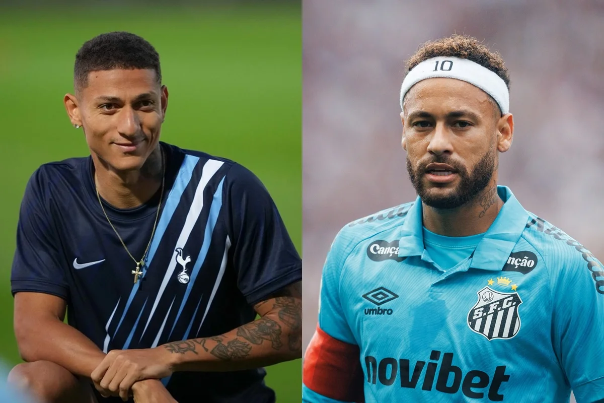 Richarlison tem Neymar tatuado nas costas; camisa 10 o chamou de “moleque”