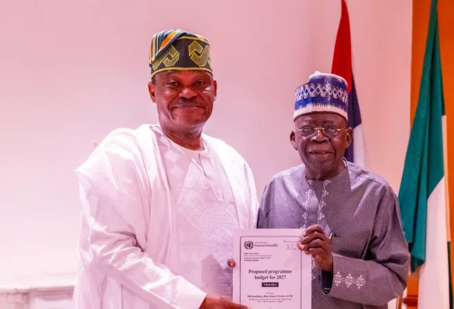 ICYMI: Tinubu makes history as first Nigerian President to receive proposed UN budget