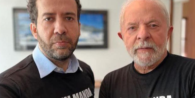'Ex&eacute;rcito de Lula' foi criado por Andr&eacute; Janones (PT) e tem como foto de perfil uma imagem do deputado ao lado de Lula Foto: Reprodu&ccedil;&atilde;o/WhatsApp/Ex&eacute;rcito do Lula