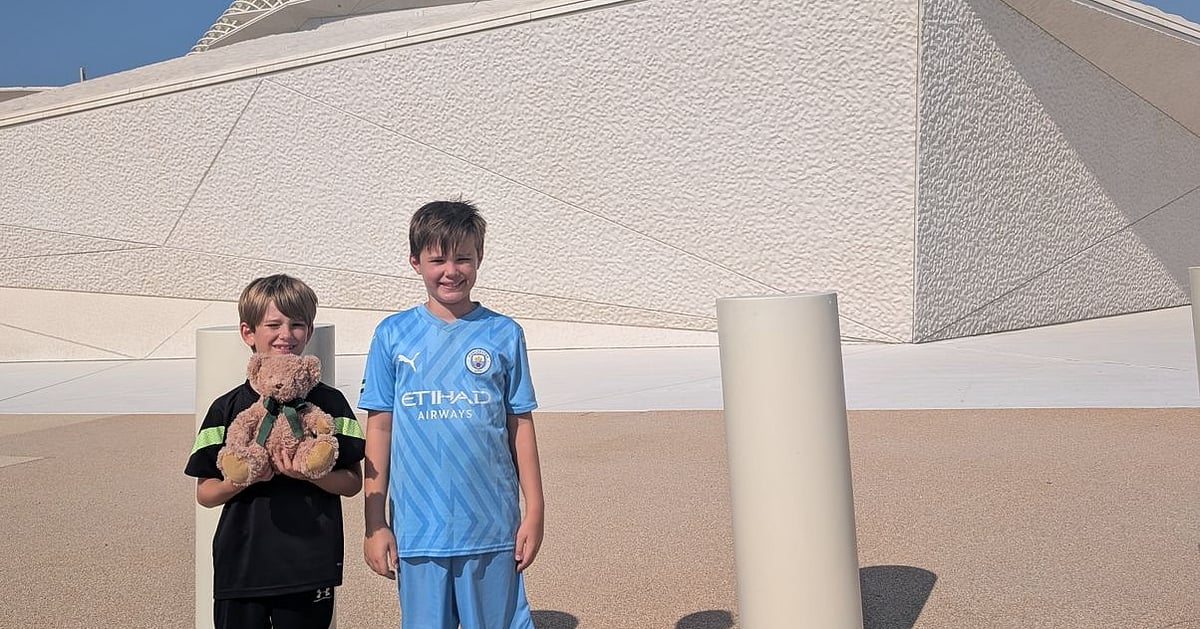 Meus meninos se apaixonaram por Abu Dhabi, e eu também.