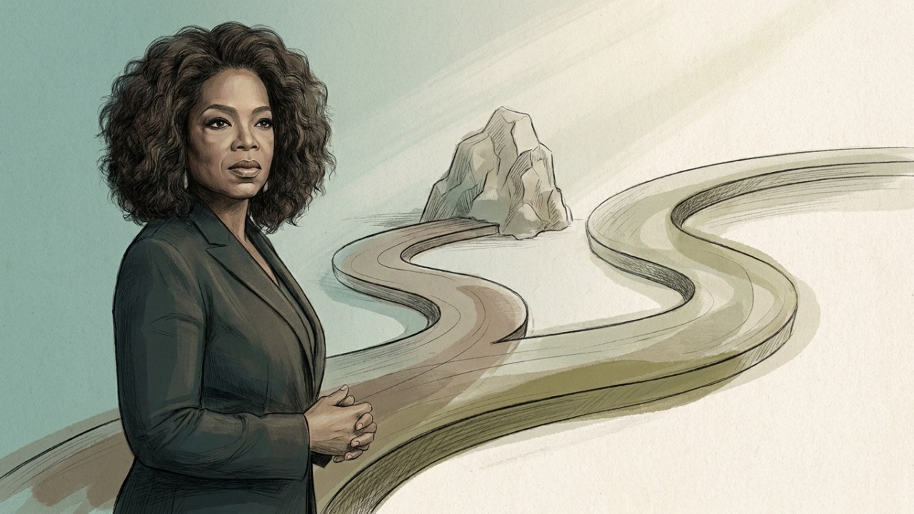 Oprah Winfrey, “Não existe fracasso, é apenas a vida tentando nos levar para outra direção”, por que perder pode revelar caminhos que o sucesso escondia