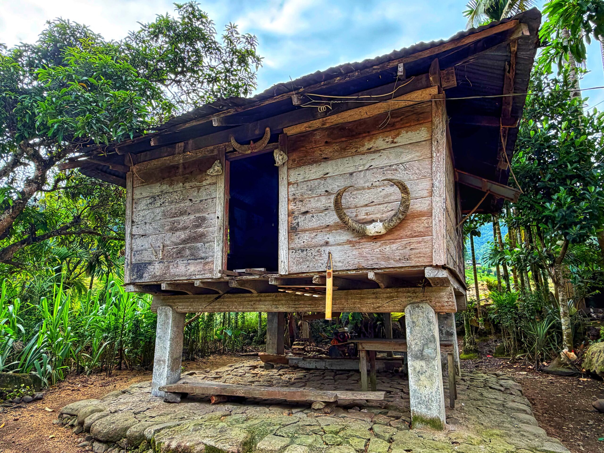 Quando as terraços de arroz dos Ifugao descansam