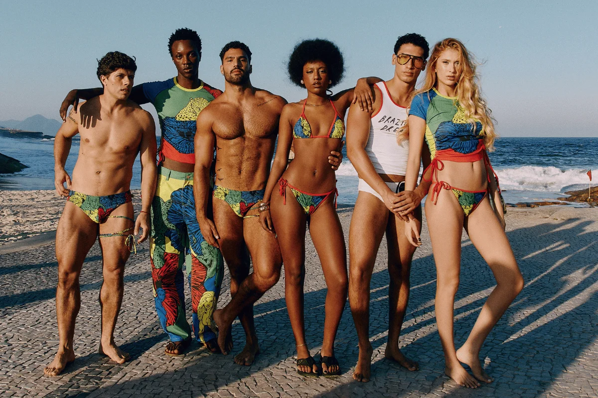 Leonardo Loreto e Patrick Church celebram o Brasil em coleção de beachwear